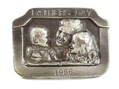 1984 FATHERS DAY Belt Buckle By HERITAGE BUCKLES 51217