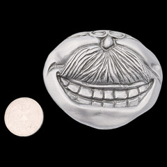 Moustache Mouth Smile Weird Funny Belt Buckle