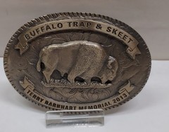 2013 BUFFALO TRAP & SKEET – TERRY BARNHART MEMORIAL – BELT BUCKLE -listing #9557