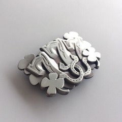 Lucky 777 Vintage Belt Buckle Gurtelschnalle Boucle de ceinture