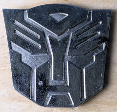Transformers Autobot Emblem Logo Belt Buckle 3&Prime; Silver Metal Cosplay Costume