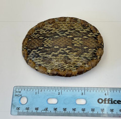 Trevino&rsquo;s snakeskin belt buckle