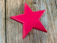 Pink Girlie Star Shaped Cutout Kids Women&rsquo;s Fun Bright Large Belt Buckle