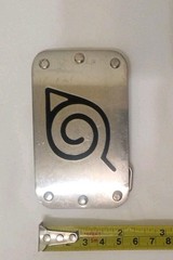 Naruto Uzumaki Belt Chrome buckle 2002 Masashi Kishimoto
