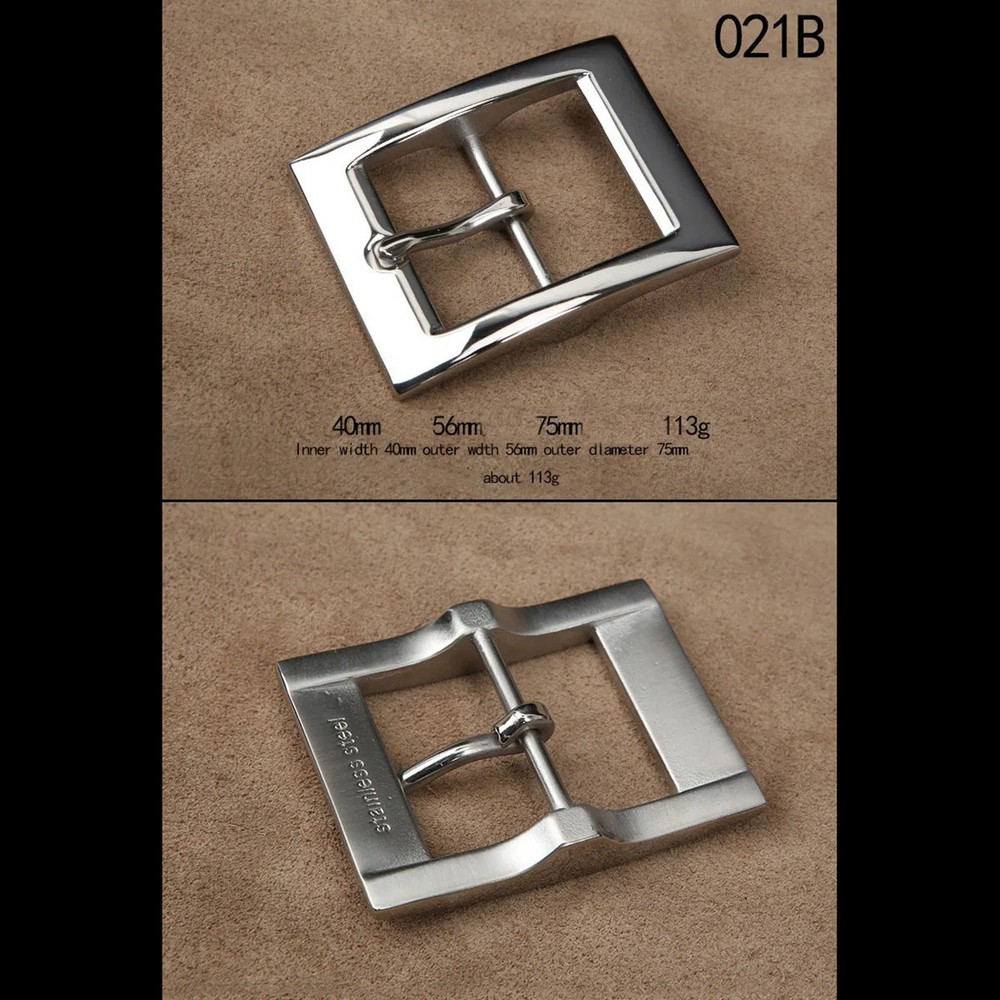 Retro Style Solid Stainless Steel/Brass Belt Buckle for Making Belt Accessories