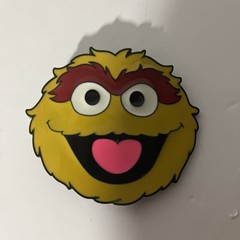 2Sesame Street Buckles Oscar the Grouch &Elmo Belt Buckle Metal 3.5×3&Prime; See Pics