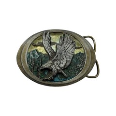 Vintage 1988 Eagle Mountain Scene Belt Buckle – Made in USA – CH Inc., #1153