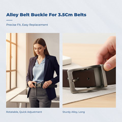 Alloy Belt Buckle Single Prong Belt Accessories High Quality Pin Belt Buckle