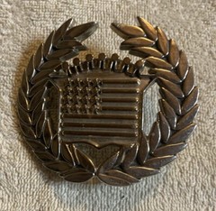 Vintage Cadillac Emblem Flag Large Belt Buckle by Famous Stars and Straps