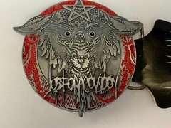 Lamb of God Symbol Logo Job for Cowboy American Heavy Metal Band Belt Buckle