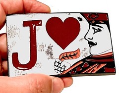 Jack of Heart Belt buckle