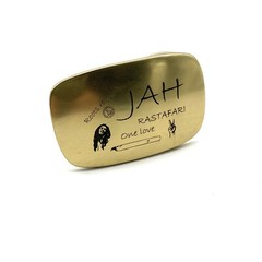 Custom LOGO&Text Plain Buckle Smooth Belts Buckles Leather Crafting Hardwares