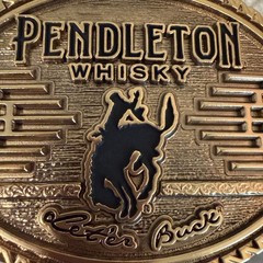 Pendleton Whisky Belt Buckle 2026 Limited Edition Montana Silversmiths Gold EUC