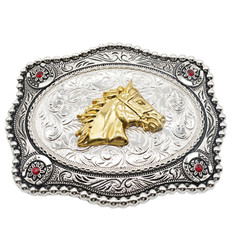 Western texas State Flag Cowboy Rodeo Scorpion Saint Jude Rooster Belt Buckle