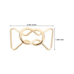 10 Pairs Waistband Buckles Replacement Clothing Accessories Alloy Suspender