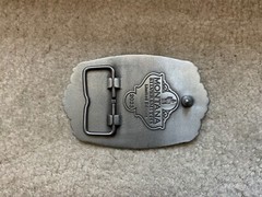 2023 Pendleton Whisky Let&rsquo;er Buck Belt Buckle Montana Silversmiths