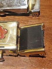 Belt Buckle Lot Asian Styled Brass Buckle & Silver Military Style