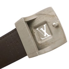 LOUIS VUITTON Monogram Suntulle Cut Belt Men&rsquo;s Men&rsquo;s Silver Hardware