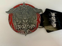 Lamb of God Symbol Logo Job for Cowboy American Heavy Metal Band Belt Buckle