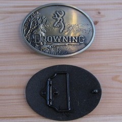 Browning hunting deer buck belt buckle (choice designs)