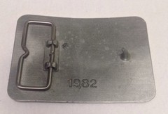 New Holland Farming Metal Belt Buckle Proud To Be An American Farmer Americana