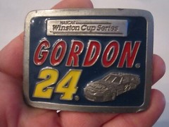 1998 JEFF GORDON NASCAR BELT BUCKLE – WINSTON CUP SERIES – LMT ED. – BOX GW 4