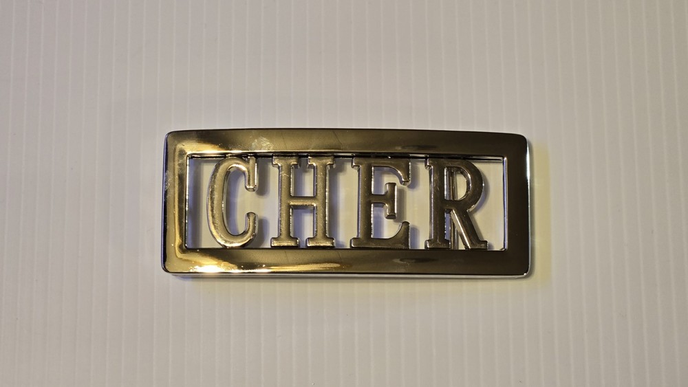 CHER Custom Personalized Name Belt Buckle -Put your name or word on Buckle
