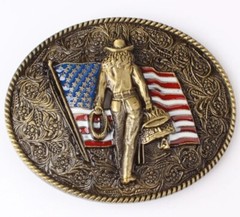 Belt Buckle American West Cowboy Handmade Belt Accessories 76g/2.68oz. New