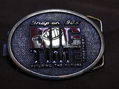 Belt Buckle – Snap On 90sBig Time – Building the Future Together – BTS – 3.25 »x