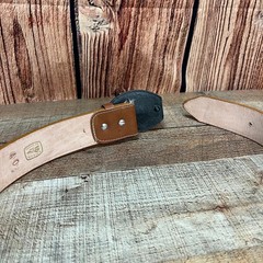 Genuine Cincelado Handtooled Leather Western Belt with Removable Buckle – Honey