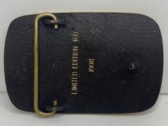 Vintage (MTA) Mine Technik America INC. Brass Belt Buckle. Limited Edition 1998