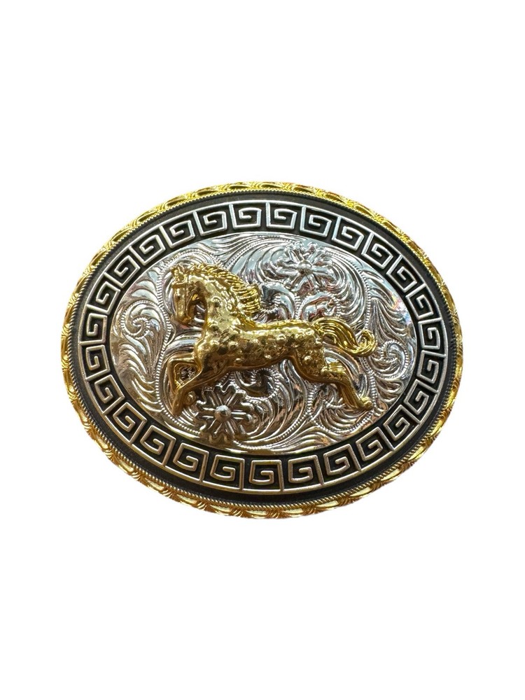 Horse Western Style Buckle Hebilla Vaquero Con Caballo