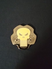 Marvel The Punisher Bullet Barrel Belt Buckle Silver Glow In Dark New w/o Tags