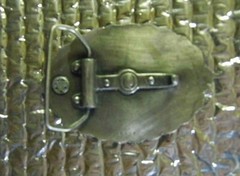 Vintage Brass Liberty Bell Belt Buckle 200 Years Ago Rare Philadelphia Y-37