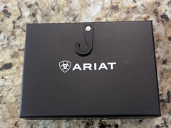 Ariat 4&Prime; Belt Buckle Longhorn A37008 Silver Metal