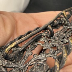 Vintage Women’s Buckle Gold Tone READ