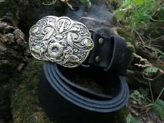 Belt buckle « Tree of life », Ornamental belt buckle, Floral belt buckle