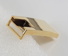 1 inch(25mm) Plate Belt Buckle(metal) (#44A) Shiny Gold Color NEW
