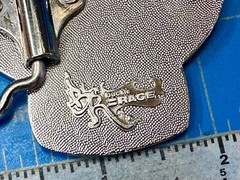 White Skull Mexican Katrina Dia De Muertos Day Of The Dead Cutout Belt Buckle