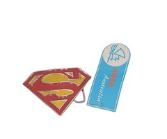 Superman Silver Red/yellow logo buckle metal belt NWT