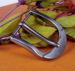 Metal Square Single Prong Pin Belt Buckle Fits 40MM Tongue Leather Belts Straps