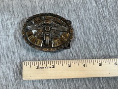Vintage Daytona Bike Week 1985 Belt Buckle Mens Biker USA The Buckle Tree b