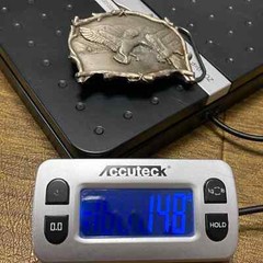 Vintage Solid Pewter Tone Ducks Geese Great American Buckle Company Belt Buckle
