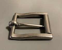 Heavy Duty Wave Roller Stainless Steel Hypoallergenic Belt Buckle, Any Size