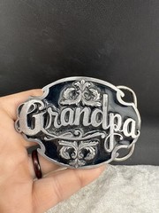 Vintage Belt Buckle Lot Michelob Grandpa Heavy