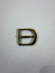 Solid Brass Satin Brass Belt Buckle Made in Italy Fits 1.18&Prime; Belt Strap