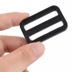 Plastic Adjustable Backpack Bag Glide Fastener Buckle 38mm Strap Width 8pcs