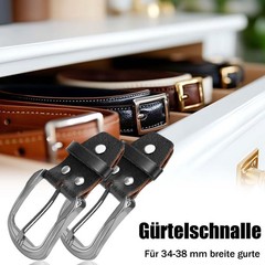 2pcs Belt Buckle, Leather Belt Buckle Men Women 40mm Belt Buckle…