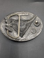 C&J Inc Western Style Bull Skull Design Belt Buckle