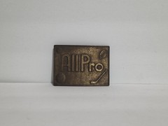 VTG All Pro Hockey Football Basketball Baseball Sports Belt Buckle Bronze Color
